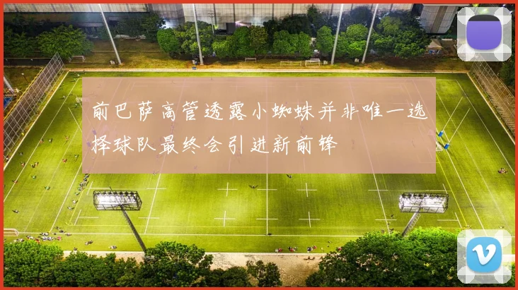 前巴萨高管透露小蜘蛛并非唯一选择球队最终会引进新前锋